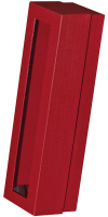 1er Stülpdeckel-Schachtel mit Sichtfenster rot...