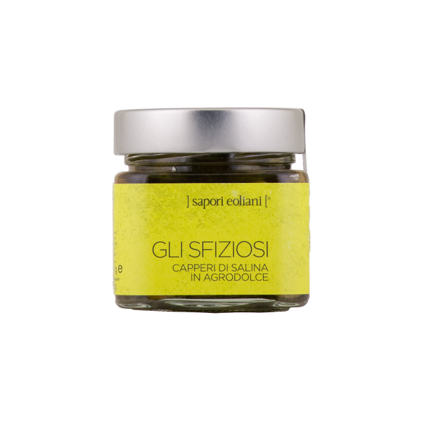 Gli Sfiziosi süß-saure Kapern aus Salina 120 g