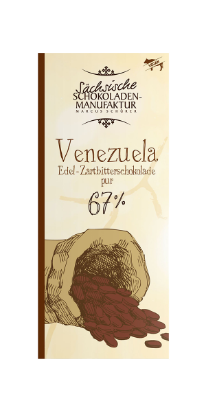 Criollo 67 % Edel-Zartbitterschokolade für Puristen 45 g