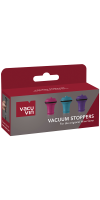 3er Set Vacuum Stopper pink, blau, lila