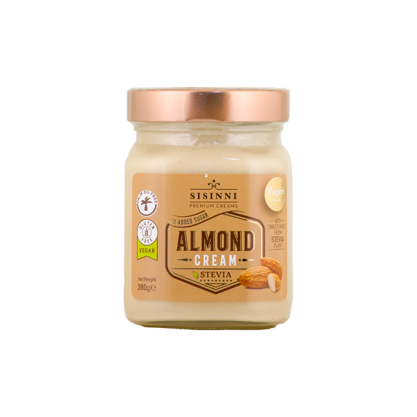 Sisinni Mandelcreme mit Stevia 380 g